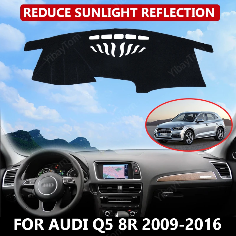 

Чехол для приборной панели автомобиля Audi Q5 8R 2009-2016, защитный коврик от солнца, коврик для приборной панели, коврик для автомобиля, ковер