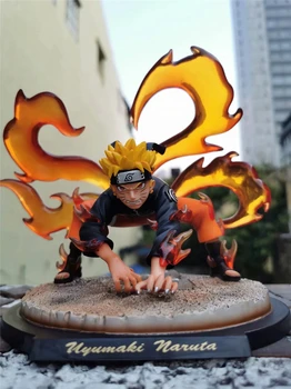 

Anime Naruto Shippuden Uzumaki Naruto Kurama Kyuubi Ver. GK Statue PVC Action Figure Collection Model Kids Toys Doll Gift 20cm