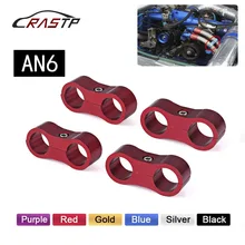 RASTP-4Pcs Универсальный 14 мм шланг для заготовки топлива трубки Seprator разделительный зажим с 6 Цвет RS-HR013-4pcs-AN6