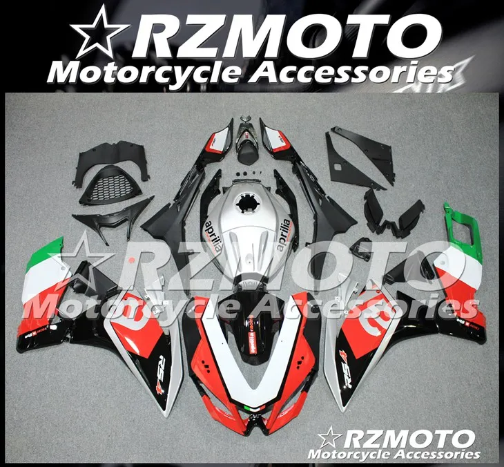 

Injection Mold New ABS Full Fairings Kits Fit for Aprilia RS4 50 RS125 2012 2013 2014 2015 12 13 14 15 body set Red silver