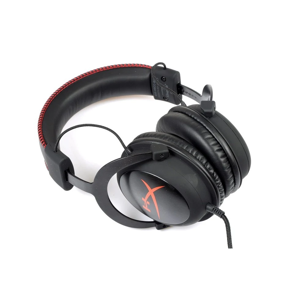 Игровая гарнитура HyperX Cloud Core Headset Black 15–25000 Гц, 60 оМ, 98 дБ, 2 х mini-Jack 3.5 мм, 53 мм, цвет: черный/красный