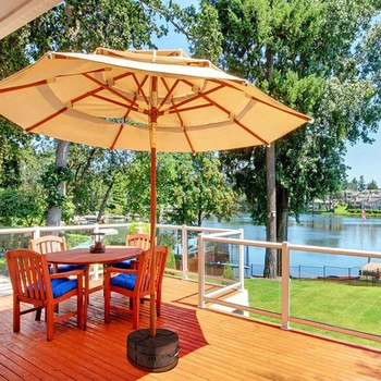 

Parasol Umbrella Base Bag Detachable Cantilevel Weighted Shade Sand Bag Garden Umbrella Stable When Erected