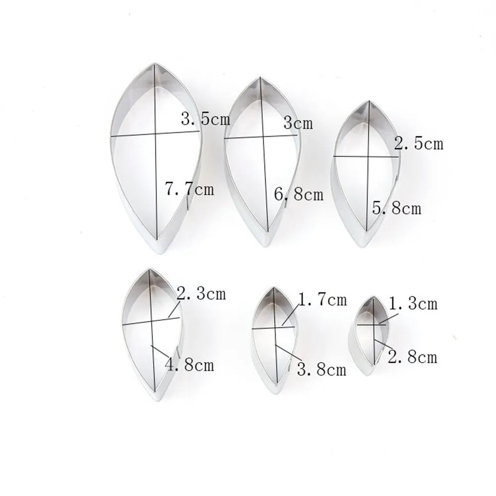 Fondant Cutter Mold Dahlia Pinnata Cav Flower Cutting Mould Dahlia Petal Mould Designer DIY Soft Clay Tools Cutters