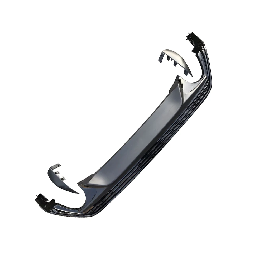 Задний бампер для губ, диффузор, комплект для тела, подходит для Ford MK4 Focus ST, двойное отверстие для труб