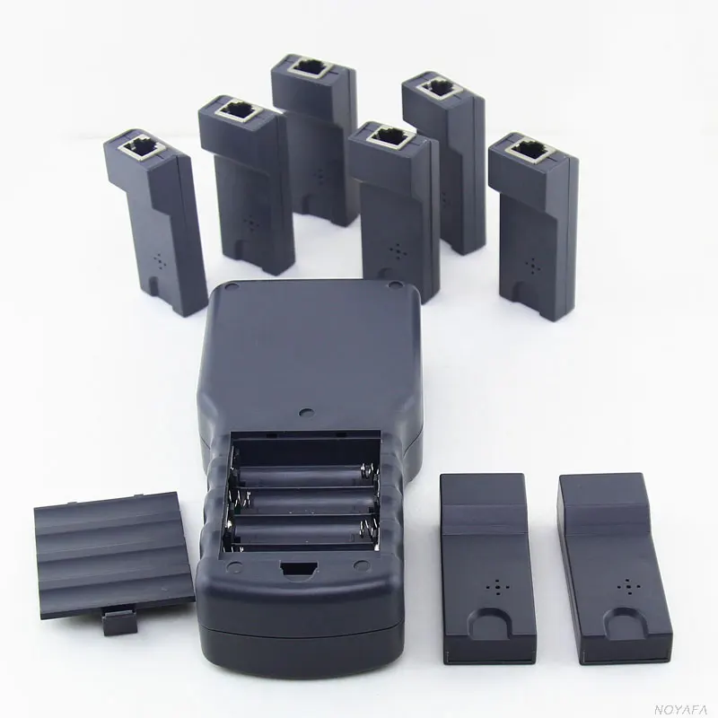 Noyafa-medidor de Cabos de Rede 8 de Extremidade Rede Teste Distante !! Lan Cat5 Rj45 3 Frete grátis!! Noyafa-medidor de cabos de rede,