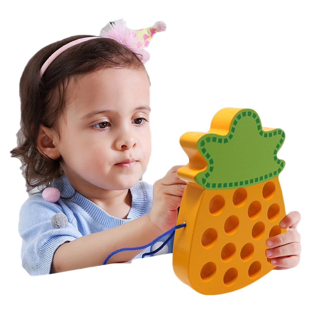 montessori threading toy