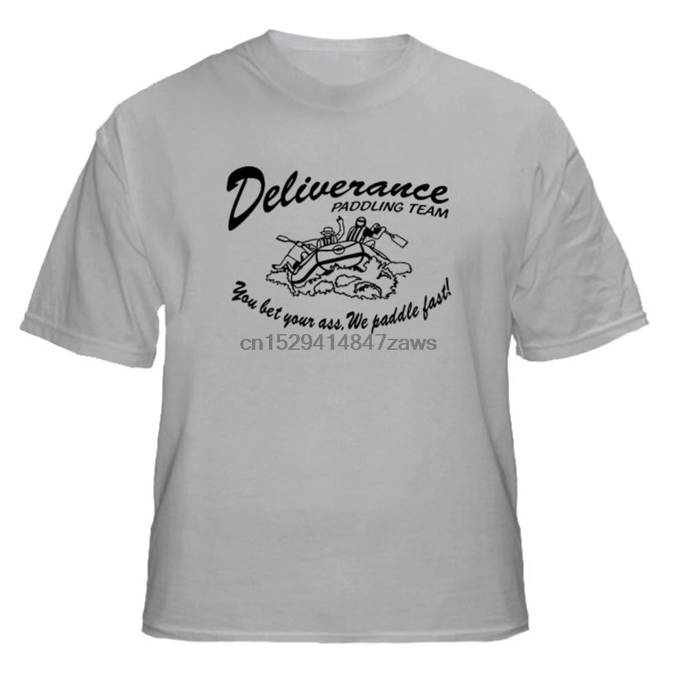 Забавная футболка с надписью Deliverance Paddling Team|Футболки| |