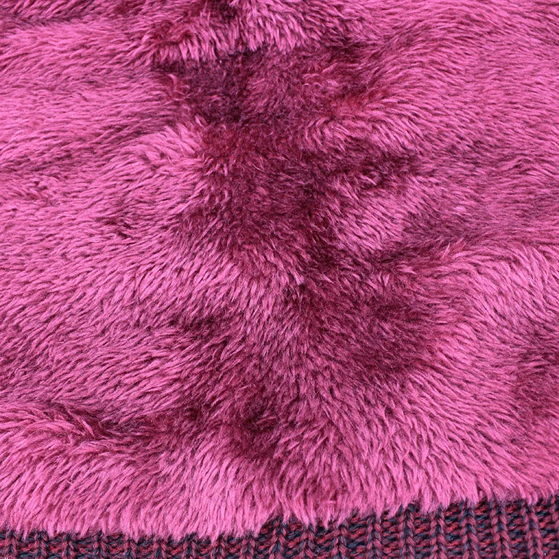 ALTOBEFUN Skullies Beanie Мужская зимняя шапка из искусственного меха теплая мешковатая вязаная шапка для взрослых толстые шапочки вязаная шапка для женщин Шапки BHT143