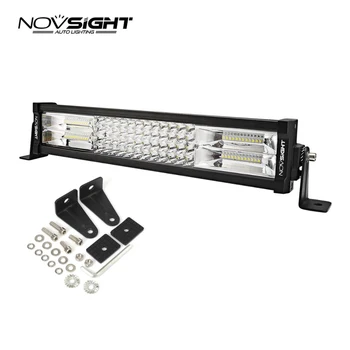 

NOVSIGHT Work Light 16 inch Led Quad Row LED light Bar 28800LM 96W 6000K 12V 24V OffRoad Led Light Bar Truck Tractor ATV SUV