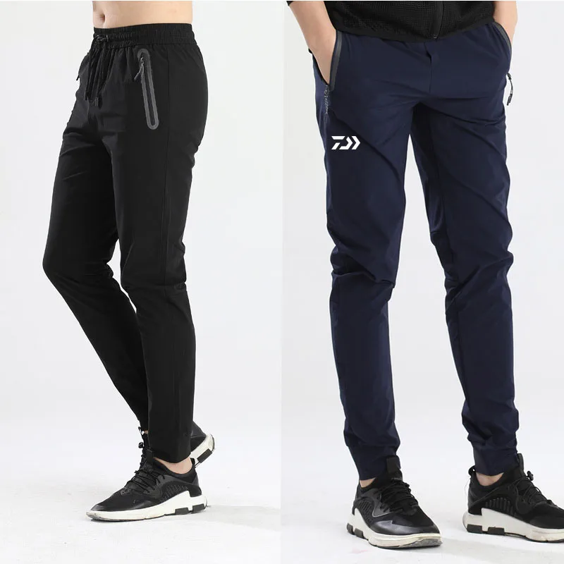 Daiwar Pants Drawstring Quick Dry Fishing Pants men Spring Hiking Pants Trousers Sports Outdoor Sweatpants Fishing Clothing