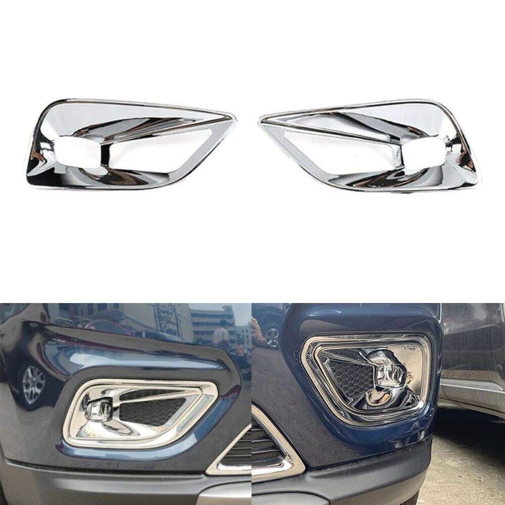 

Decor Fog Lamp trim Cover Sticker For Jeep Cherokee 2019 Exterior Silver Auto