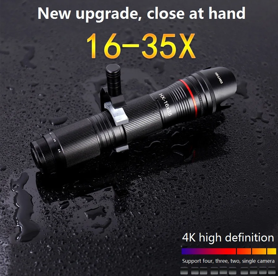 16 35X Zoom Telephoto Lens HD Monocular Telescope Phone Camera Lens for