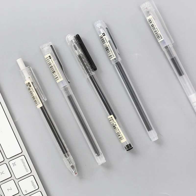 

Simple black full needle 0.5/0.38mm neutral pen signature gel pen bullet fountain gel pen stationery office school supplies new