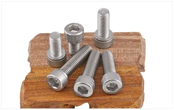 

1pcs M16 DIN912 304 Stainless Steel Hexagon Socket Head Cap Screws Inner Hex Socket Bicycle Bolt Metric Thread Allen