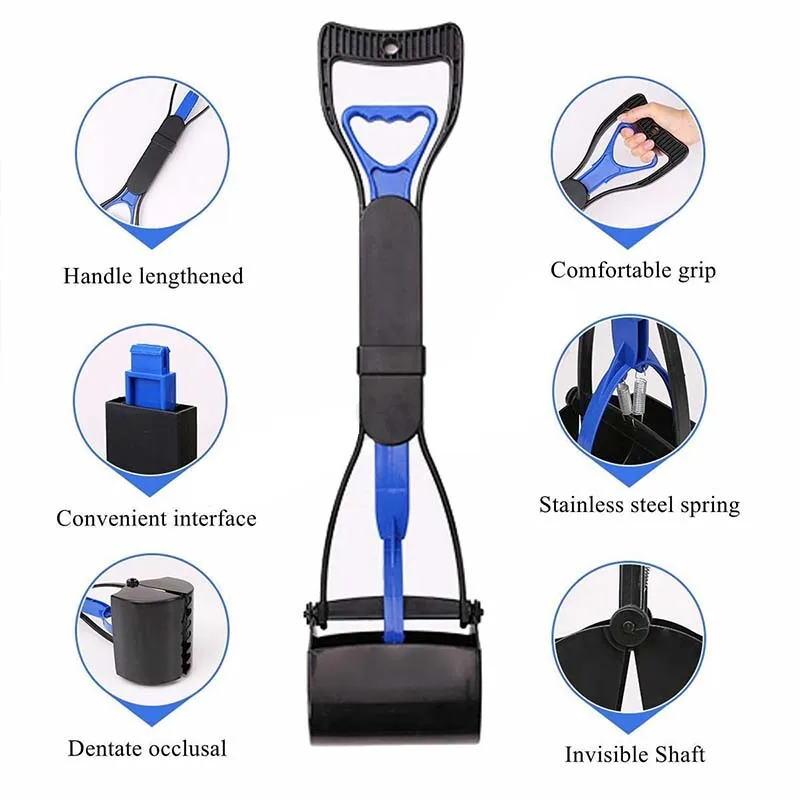 Трансер креативный горячий с длинной ручкой Собака Кошка Животное Pooper Scooper захват, совок для уборки собачьих экскрементов очистка подобрать отходы дропшиппинг отходы легко подобрать