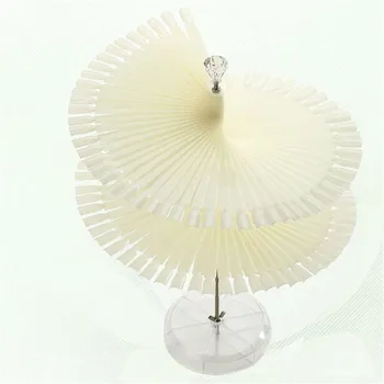 

120Pc Fake Nail Art Display Fake Nail Polish Shelf Lacquerware Shelf Fake Nail Gel Salon Rotating Spiral Color Card