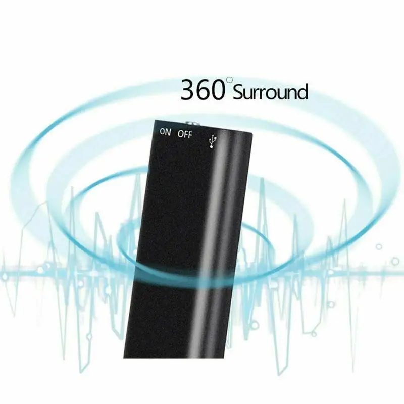 Маленький и легкий цифровой USB Flash Sound recorder 8 ГБ диктофон записывающая ручка MP3-плеер Drop Shiiping
