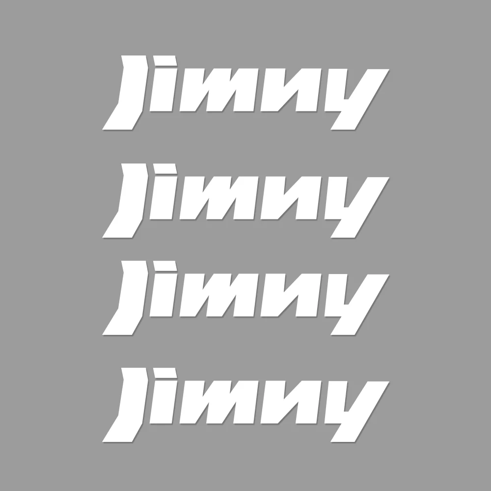 For Jimny 4 шт. автомобильные светоотражающие наклейки на стеклоочиститель для Suzuki Swift SX4 Jimny Ignis Alto Samurai Baleno Grand Vitara аксессуары - Название цвета: For Jimny