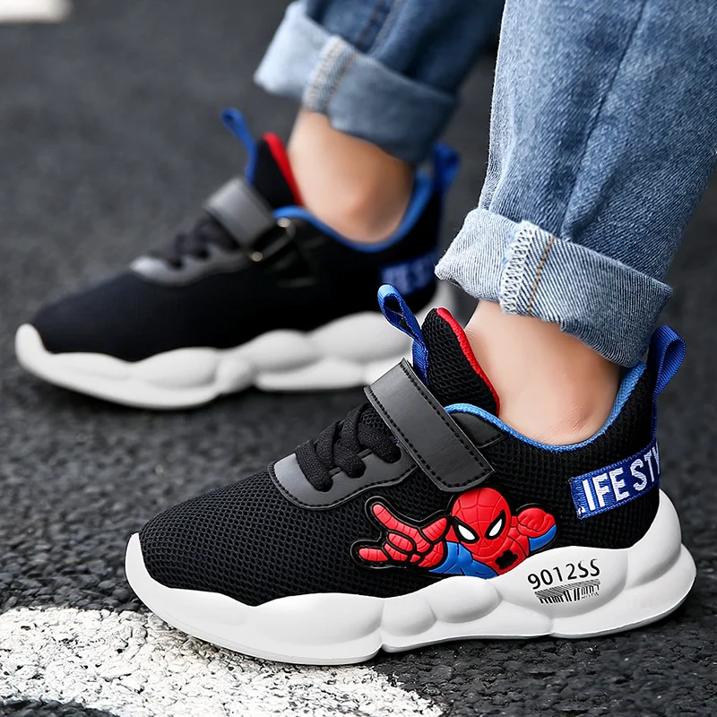 

Spring/Autumn Kid Shoes Boy Mesh Breathable Boys Walking Sneakers Anti Slip Kids Flats Sneakers Comfortable Toddler Shoes Brand