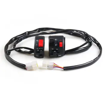 

22mm Motorcycle Switches Motorbike Horn Button Turn Signal Electric Fog Lamp Light Start Handlebar Controller Switch