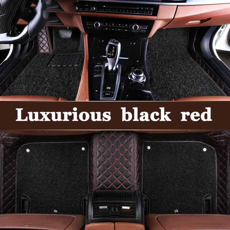 

Custom car car floor mats for Mercedes Benz Waterproof leather Anti-slip carpet