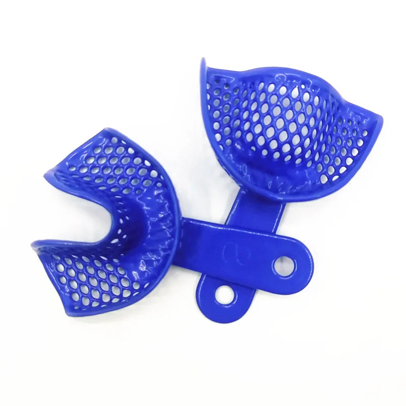 10Pcs set Dental Impression Plastic Trays Without Mesh Tray Dentist Tools Dentistry Lab Material Teeth Holder 2
