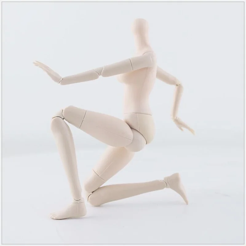 1 шт 42 см Bjd кукла 24 шарика шарнирная DIY голый тело кудрявые прямые волосы девочка