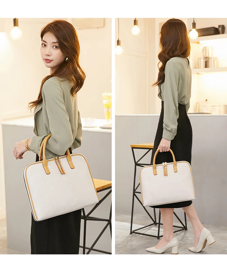 OYIXINGER New Crocodile Pattern Women Shoulder Bag Luxury Genuine Leather Handbag For Women 12
