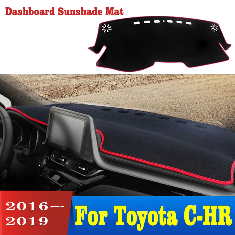 Для Toyota CHR C HR 2016 2017 2018 2019 коврик для приборной панели автомобиля защиты от