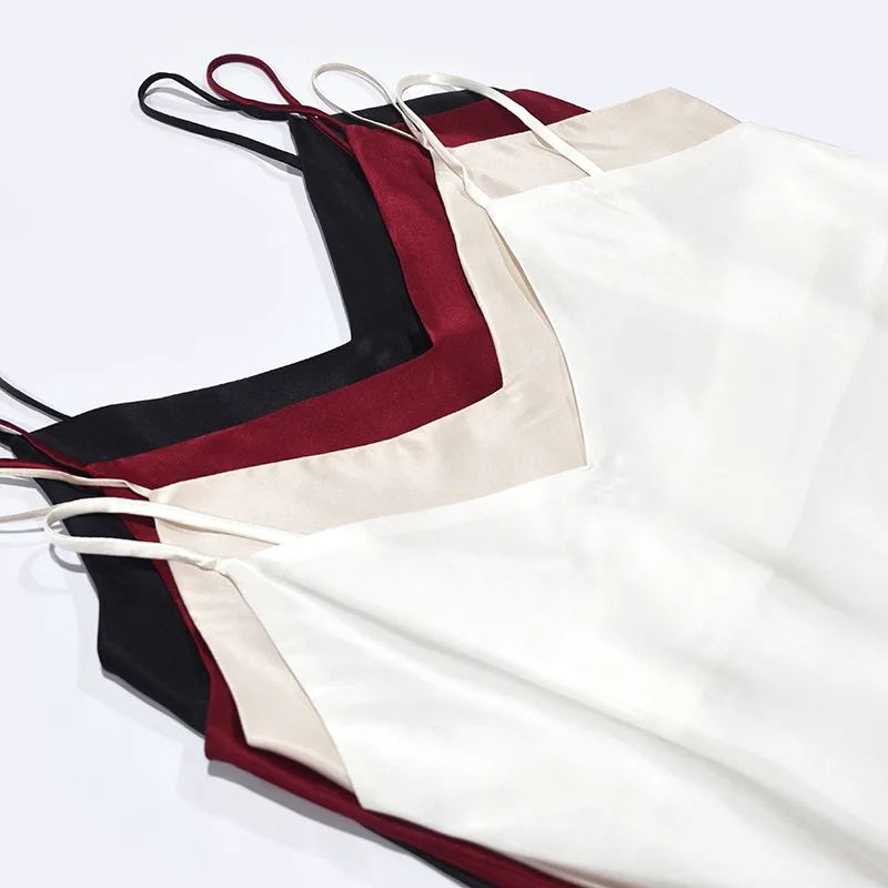 100% Mulberry  Silk silk pamas  Suit Set for women  ladies summer   shorts two-piece sexy cool home service_voghion.com