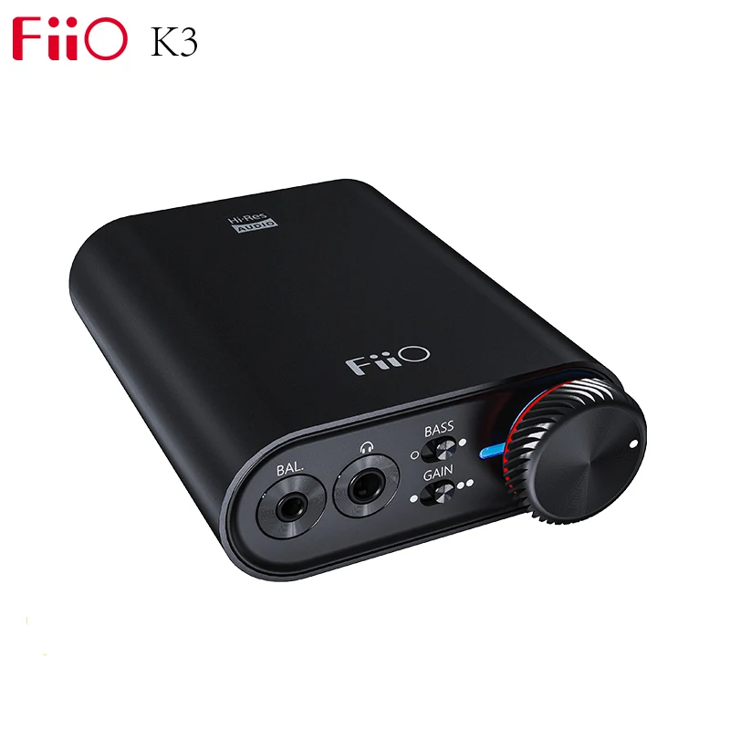 FiiO K3 Mini Portable Headphone Amplifier Desktop computer HIFI sound card DSD256 hard release