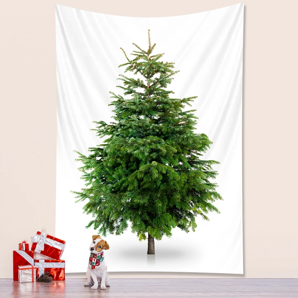 Christmas tree bedroom home decoration New Year party large size Tapestry Wall Tapestry Bohemian decorative mattress tapestry decor