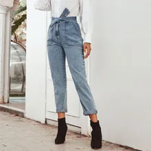 Женские джинсы с высокой талией, сексуальные джинсы, джинсовые штаны-шаровары, джинсы для женщин, высокая уличная одежда, свободные штаны, черные джинсы для женщин, большие размеры# g5