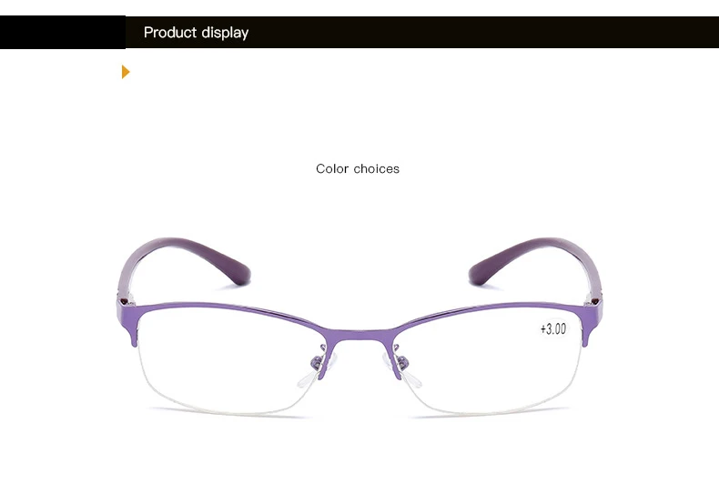 VCKA TR90 очки для чтения, женские ретро очки с полуоправой, очки для дальнозоркости, Анти-усталость, прозрачные линзы, очки для дальнозоркости+ 1,0 до+ 4,0