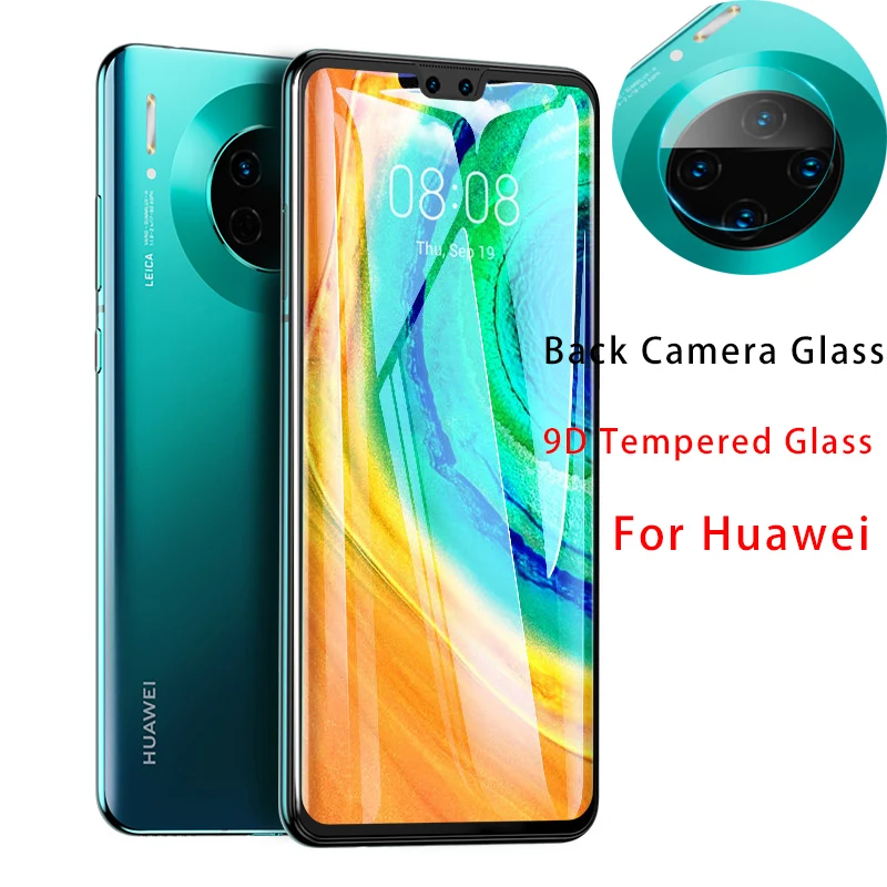 

2 In 1 Rear Camera Lens Protective Glass For Huawei Nova 4 4E 5 5T Pro 5i 9D Screen Protector For Huawei P Smart Plus 2019 Z