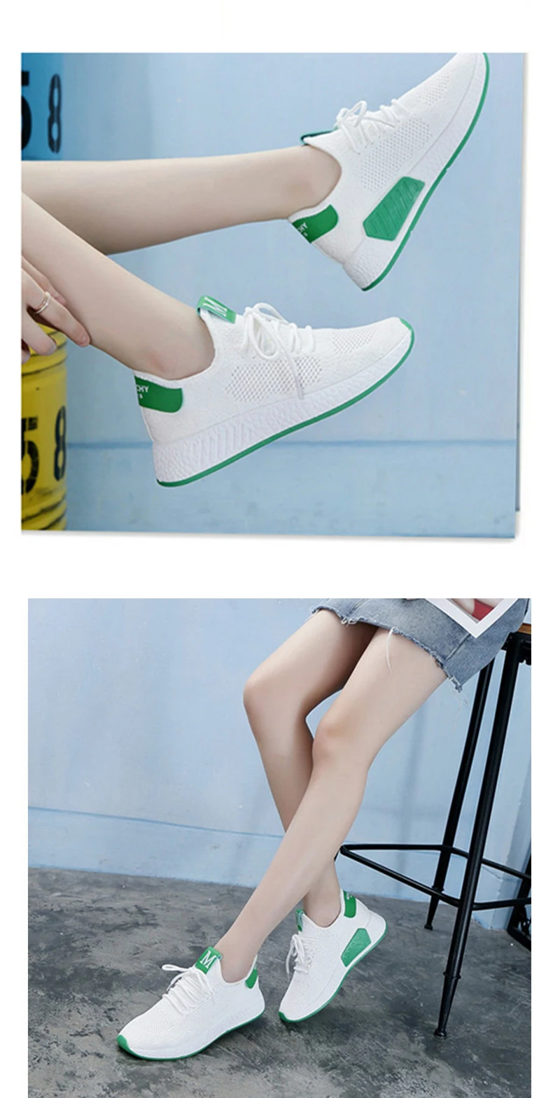 TEMOFON/дышащие женские кроссовки; женская повседневная обувь из белого сетчатого материала; Вулканизированная Обувь На Шнуровке; спортивная обувь из сетчатого материала; женская обувь; HVT657