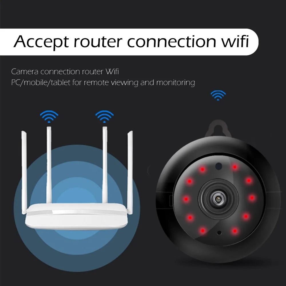 HD 720P беспроводная мини Wi Fi IP камера домашней безопасности ИК Ночное Видение