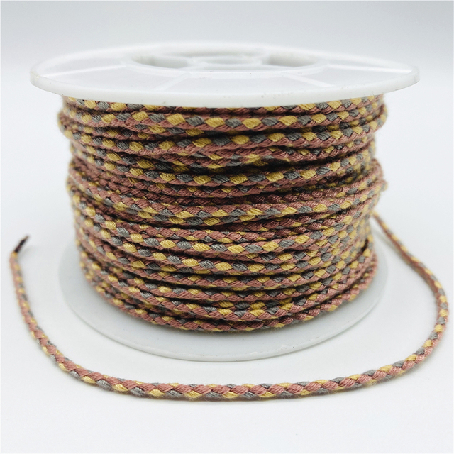 2.5mm Cotton Cord Rope Chinese Knot Macrame Cord Rope For Jewelry Making For Shamballa Bracelet