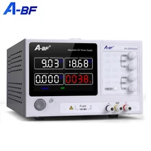 Fuente de alimentación de laboratorio, dispositivo de conmutación de A-BF, pantalla a Color, fuente estabilizada DC ajustable, alta precisión, 4 dígitos