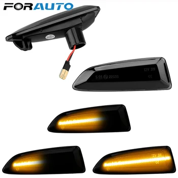 

For Opel For Vauxhall Astra J K Crossland X Grandland Insignia B Zafira C LED Dynamic Turn Signal Light Side Fender Marker Lamp