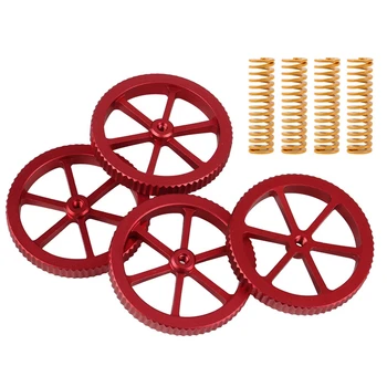 

4PCS Upgraded 3D Printer Aluminum Hand Twist Leveling Nut Hot Bed Die