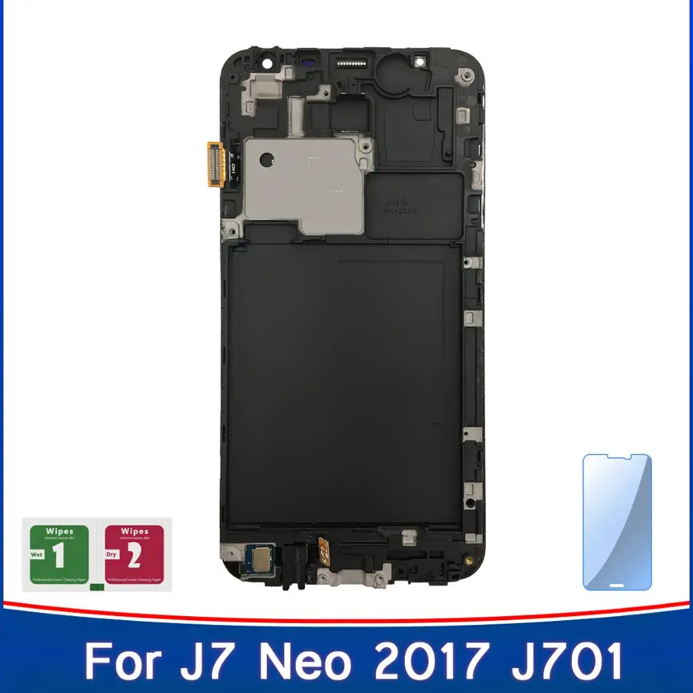 TFT высококачественный дисплей для Samsung Galaxy J7 Neo J701F J701M J701MT J701 ЖК-дисплей с рамкой