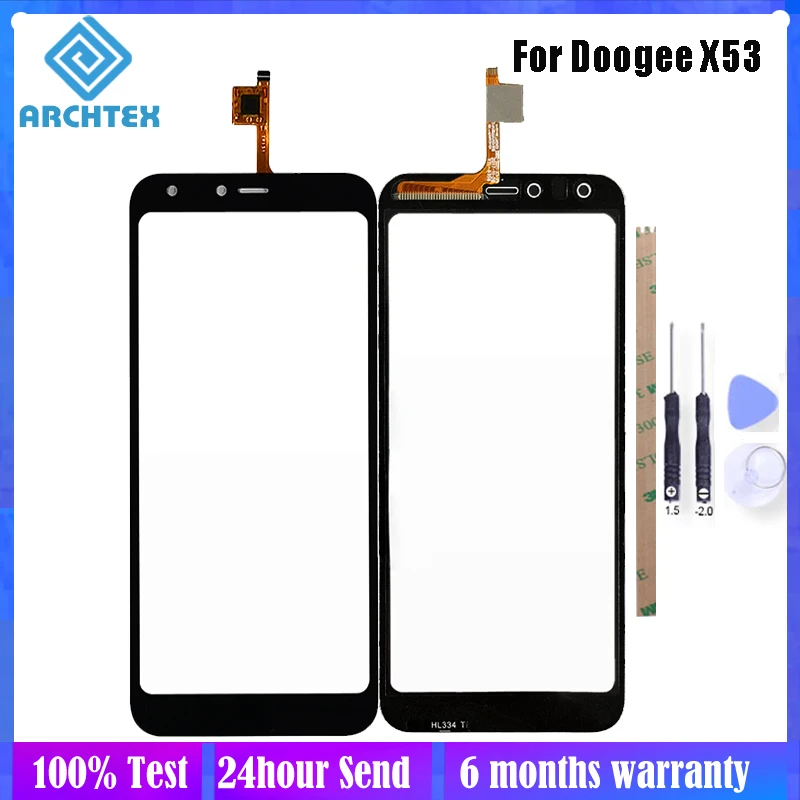 Для Doogee X3 сенсорная панель идеальные запасные части стекло с цифровым сенсором