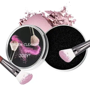 

Fashion Makeup Brush Cleaner Sponge Remover Color Off Make up Brushes Cleaning Mat Box Powder Brush Washing Cosmetic Clean Kits