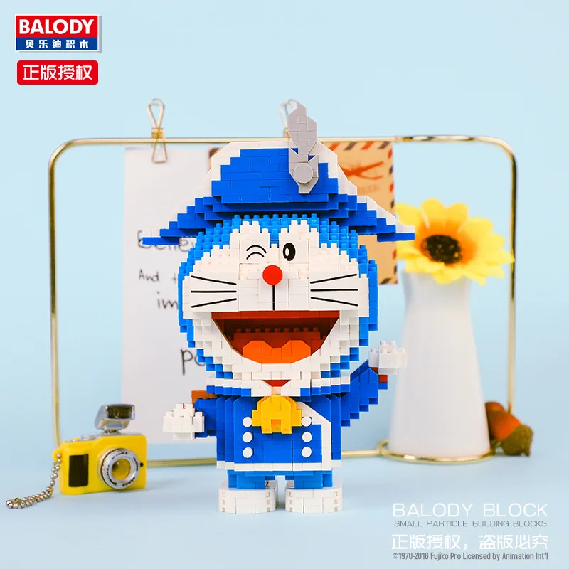 Блоки Balody аниме модель пират Дораэмон японский мультфильм фигурки строительные