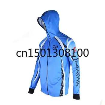 

2020 Outdoor Sport Shirts Breathable Men Summer Moisture Wicking DAIWA Mens Fishing Clothes Camping DAWA Zipper Fishing Clothing