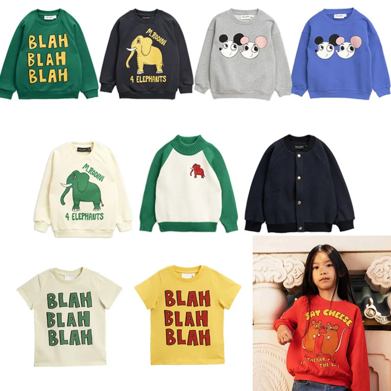

2020 New Spring Mini Kids T-shirts Knitwear Baby Girls Clothes Cartoon Christmas Sweatshirt Toddler Boys Top Jacket Cardigan