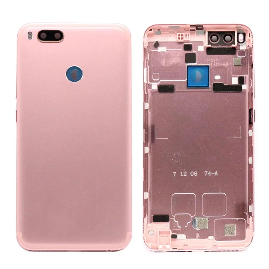 Крышка батарейного отсека для Xiaomi Mi A1 задняя крышка MiA1 5X с кнопкой питания и