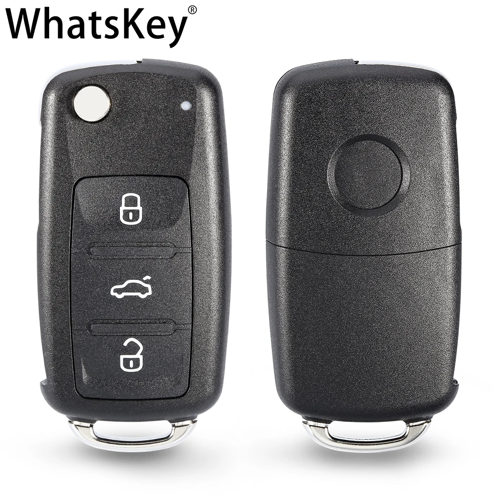 3 Buttons Folding Remote Flip Car Key Case key case car key shell key shell Fob For Volkswagen VW Beetle Caddy Eos Golf Jetta Polo Scirocco Tiguan Touran