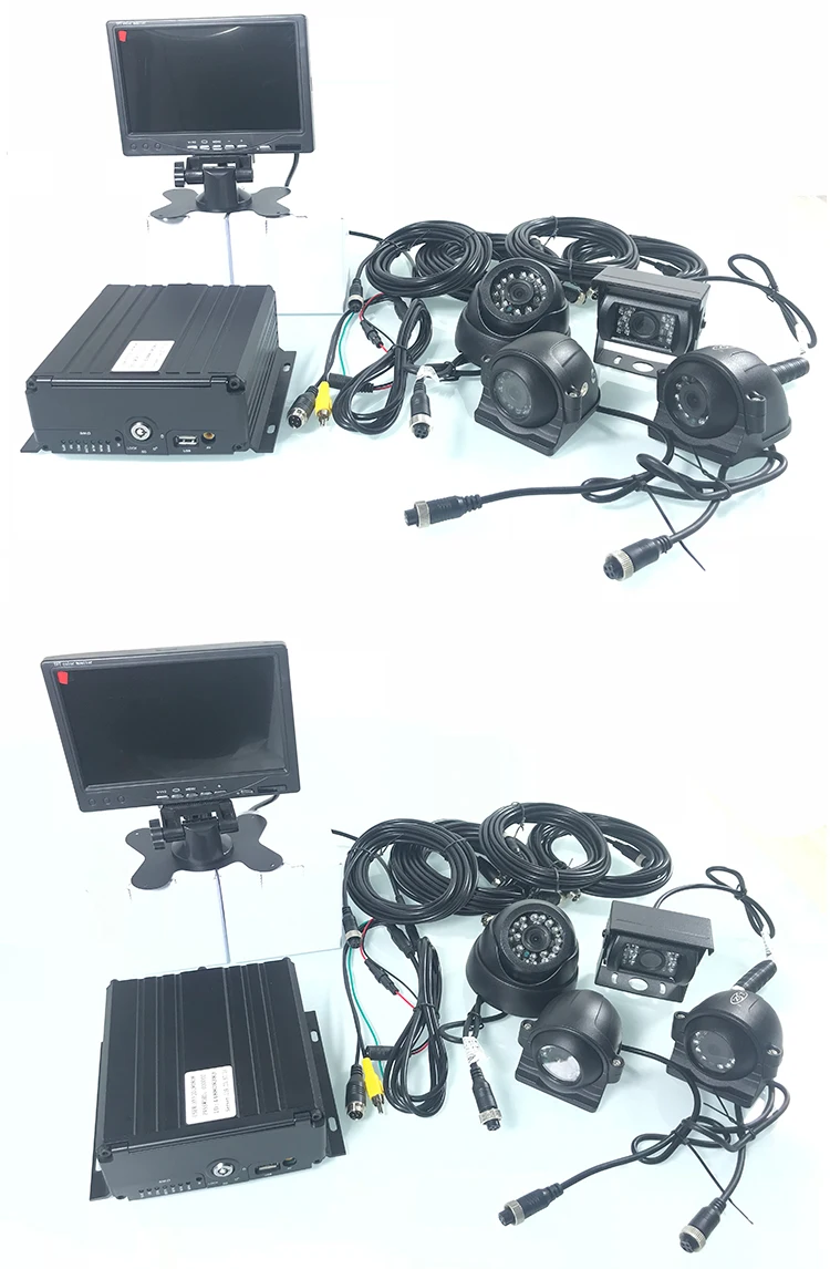 Cartão de Ônibus Conjuntos com Frete 720p do Disco Hyfmdvr Full Rígido - sd Caminhão Dvr Móvel Cmsv6 Software 4ch hd 10 Cheap Câmera multiângulo automotiva